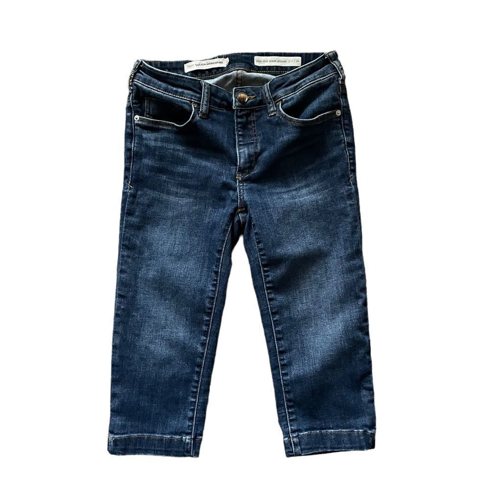 PILCRO BY ANTHROPOLOGIE High Rise Denim Legging Size 26